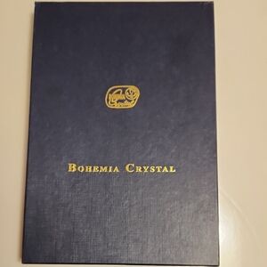 Bohemia 24% PbO Fine Crystal Glasses Set Of 6 ✨️New In Origial Packaging